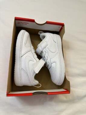 Little Kids' Nike Court Borough Low Recraft Stretch Lace Casual Shoes